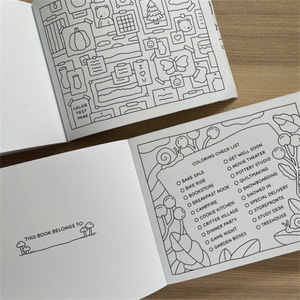 中国工場製の環境に優しい子供向け塗り絵セット、完璧な製本、カスタムグラフィティデザイン、アートペーパー、教育玩具 - Product Image 4