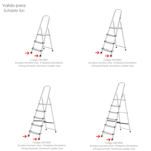 Oryx - Decorazione in Alluminio per Gradini Anteriori da 3 a 6 Gradini - Product Image 2