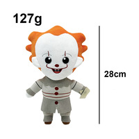 Peluche Clown Personnalisée avec Logo, en Coton PP Brodé, Douce et Confortable, Jouet de Fête