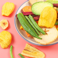Groothandel Hoge Kwaliteit Gemengde Fruit- en Groentechips Vacuümgefrituurde Groenten Vriesgedroogd Fruit Zoete Lekkere Gezonde Snacks