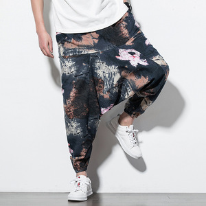 <strong>Harem</strong> <strong>Pants</strong> Trendy Floral <strong>Pants</strong> Slacks for Men Hip Hop Dance <strong>Pants</strong> for Men - Product Image 3
