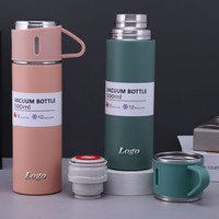 Thermos en acier inoxydable 304 de 500 ml, ensemble cadeau pour entreprise, mug isotherme, affichage de la température, anti-fuite, sans BPA
