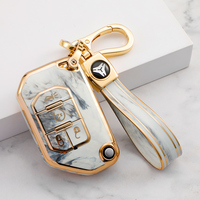 Coque de protection pour clé de voiture TPU Premium pour Jeep Dodge Cherokee Renegade Compass Rubicon Ring Keychain Bag Accessories Factory