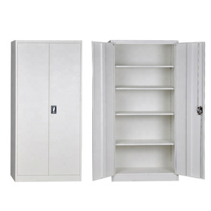 Armoire de classement métallique démontable la plus vendue avec 4 étagères réglables pour le bureau à domicile - Product Image 1