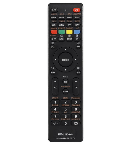 Universal Replacement Remote Control RM-L1130+8 for All Brands