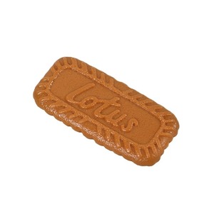 Biscuits belges au caramel simulés, snacks simulés, modèles alimentaires, décorations de gâteaux, ornements, pinces à cheveux DIY, accessoires - Product Image 5