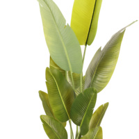 Haute Simulation Intérieur Extérieur Décor 120cm 180cm 240cm Grande Banane Tropicale Artificielle En Plastique Oiseau De Paradis Plante Arbre