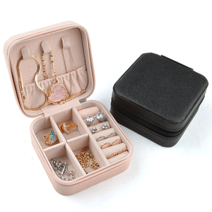 In Stock Mini Travel Jewellery Jewelry Box Packaging Boxes For Jewelry With Logo