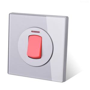 สวิตช์ติดผนังแบบ 1 ทาง มาตรฐานอังกฤษ 10A ระดับ IP21 ผลิตจากวัสดุ PC พร้อมไฟ LED สีแดง แรงดันไฟฟ้าสูงสุด 250V - Product Image 5