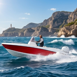 Nouveau modèle de bateau à console centrale en fibre de verre de 5 m, bateau de pêche rapide 2026 pour moteur hors-bord de 90 CV, 5 places - Product Image 5
