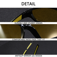 Nouvelles lunettes de soleil anti-ultraviolets pour l'extérieur, pour hommes et femmes, lunettes de soleil de conduite, lunettes de soleil polarisantes pour le sport et la conduite