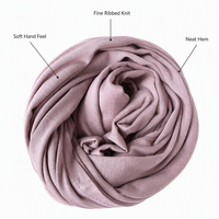 Foulard long uni pour femme musulmane, respirant, séchage rapide, doux et extensible, en jersey de coton premium – Grande Vente Mode Islamique