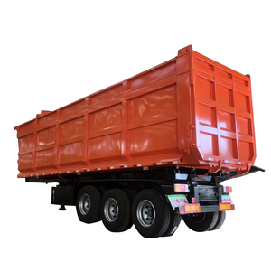 Livraison gratuite haute productivité en forme de U 80 tonnes semi-<span class=keywords><strong>remorque</strong></span> camion à benne basculante utilisé cylindre hydraulique - Product Image 5