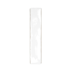 Piastrella Bianca Creta-25 5x25 Cm Lucida con Bordi Irregolari - Product Image 3