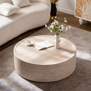 Nuovo italiano Design moderno minimalista piccolo appartamento in legno rotondo tavolino da salotto <span class=keywords><strong>mobili</strong></span> <span class=keywords><strong>per</strong></span> la casa facile da pulire - Product Image 5