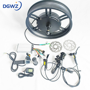 20* 4.0 20 İnç Dişlisiz 48V 52V 60V 72V 1500W Arazi Tipi Kalın Lastikli Göbek Motorlu Elektrikli Bisiklet Dönüşüm Kitleri - Product Image 6