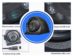 VC-519S-AHD1080P โซนี่ สตาร์ไลท์กล้อง AHD 960P CMOS เลนส์ 2.8 มม. IR ตัวเลือกเสริม IP68 กันน้ำ 4P กล้องมองหลังสำหรับยานพาหนะการบิน - Product Image 4