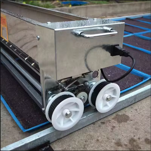 मैनुअल चावल के बीज बोने मशीन पृथ्वी धान की बोशिंग मशीन बीज प्लॉट सीडर प्लांटर - Product Image 5