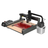 Machine de gravure CNC 4 axes Mecolour C500, zone de gravure 460x460mm avec prise en charge AI et DXF, nouvel équipement de sculpture et de fraisage du bois
