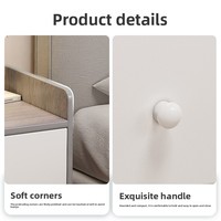 Table de chevet simple et moderne, petite armoire de rangement domestique, étagère de rangement, mini-meuble de chambre à coucher tendance en MDF