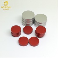 Disques métalliques personnalisés en usine pour carrom et jeux de table - Ressource éducative portable avec logo personnalisé, pièce de monnaie personnalisée