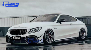Divisor de Parachoques Delantero de Fibra de Carbono Estilo IMP de Alta Calidad para <span class=keywords><strong>Mercedes</strong></span> <span class=keywords><strong>Benz</strong></span> <span class=keywords><strong>Clase</strong></span> <span class=keywords><strong>C</strong></span> C63 C43 Coupé 2015-2019 - Product Image 3