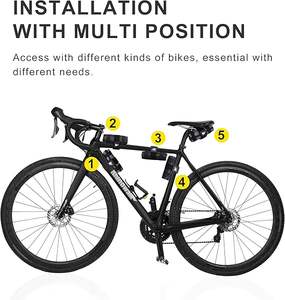 Free Sample Capacity Colorful Reflective Riding Waterproof <b>Saddle</b> Sports Bag Mountain Bike Road <b>Saddle</b> Bike Seat Bag - Product Image 5