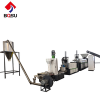 Machine de granulation à anneau d'eau pour le recyclage de sacs tissés en PP/PE, capacité 50-1000 kg/h, pour l'extrusion de granulés plastiques
