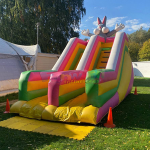 Outdoor commercial pvc bounce <b>house</b> giant rabbit bouncing castle <b>inflatable</b> hare slide for kids - Product Image 2