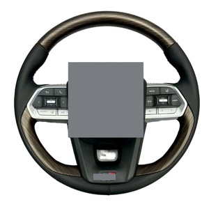Volante de Fibra de Carbono Real con Botones Negros Estilo GR para Toyota Land Cruiser Lc200 Lc76 Lc79 Lc7O Prado 2003-2021, Actualización a Lc300 - Product Image 1