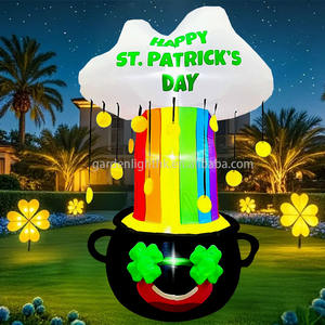 Pot de nuages gonflable de Source de lumière LED étanche de 6FT pour le décor de fête de la Saint-Patrick alimentation CC IP44 pour les chantiers d'hôtels - Product Image 3