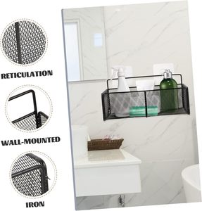 Hot Selling Self Adhesive Wall <b>Shelf</b> for Bathroom Kitchen Living Room Bathroom <b>Shelves</b> No Drilling - Product Image 4