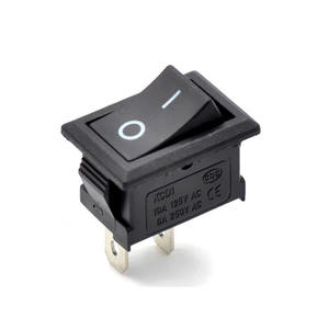 Interrupteur à bascule 15*21mm XL601-101 2 broches 250V6A/125V10A KCD1-1 - Product Image 1