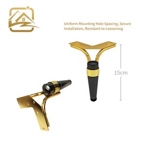 Pieds de meubles populaires en fer, supports dorés/noir canon, pieds de canapé en métal pour accessoires de meubles de cuisine, d'hôtel et de chambre à coucher - Product Image 3