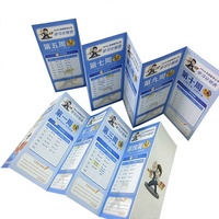 Brochures, livrets et catalogues pliés imprimés en offset couleur sur papier couché personnalisé en usine