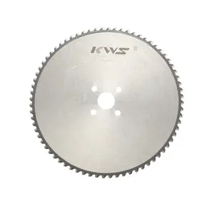 KWS Industrial Grade Cermet Carbide Long Service Life Cold Cut Saw Blade with Smooth Cutting Surface