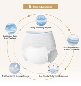 Échantillons Gratuits Couches jetables ABDL pour adultes et bébés, vente en gros, 6000 ml, haute absorption, couches vidéo ABDL pour adultes, bébés et hôpitaux - Product Image 3