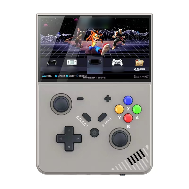 R43 Pro Retro Handheld Video Game Console HD 4.3-inch LCD Screen Original 3D Home 4K Large PSP PS1 Built in 15,000 Games