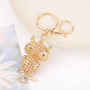 Porte-clés Hibou Rouge en Alliage de Zinc, Pendentif Sac Animal Oiseau, Porte-clés de Voiture, Cadeau d'Anniversaire, Souvenir de Voyage - Product Image 3