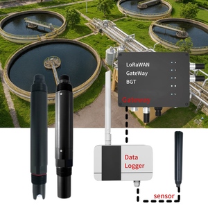 수질 관리 모니터 분석기 용존 산소 탁도 수질 pH EC 센서 LoRaWAN 데이터로거 게이트웨이 온라인 - Product Image 1