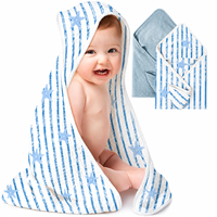 Premium Organic Cotton Hooded Towel Organic Breathable Bath Towel Ultra Soft Absorbent Bath Essentials Gift Set