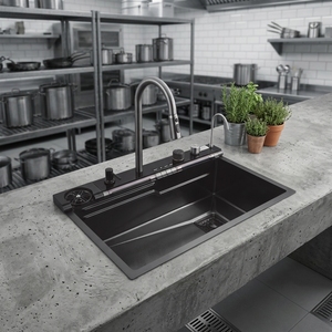 <span class=keywords><strong>Lavello</strong></span> da <span class=keywords><strong>Cucina</strong></span> Intelligente Moderno con Controllo Touch Multifunzione, <span class=keywords><strong>Lavello</strong></span> Digitale per Cucine Contemporanee - Product Image 4