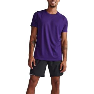 เสื้อยืดออกกำลังกายผู้ชายทรงเข้ารูป คุณภาพสูง แห้งเร็ว ไร้ตะเข็บ พร้อมโลโก้สั่งทำ ผลิตจากผ้าถัก ใหม่ล่าสุด - Product Image 2