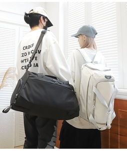 Mochila de Viaje Multifuncional Personalizada de Gran Capacidad, Bolsa Deportiva Impermeable para Hombre y <span class=keywords><strong>Mujer</strong></span>, Bolsa de Lona con Espacio para Zapatos, Bolsa de <span class=keywords><strong>Gimnasio</strong></span> - Product Image 2