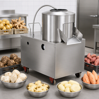 Machine industrielle automatique de pelage et de finition des pommes de terre, du gingembre et des patates douces