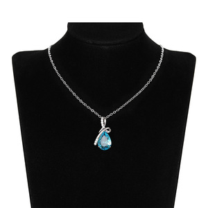 Collar con colgante de gota de agua para mujer, joyería sencilla y moderna, regalo para uso diario - Product Image 6