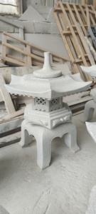 Sculpture en granit naturel personnalisée, <span class=keywords><strong>surface</strong></span> polie et affinée pour hôtel, jardin extérieur chinois ou japonais - Product Image 5