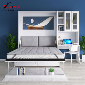 Lit Mural Escamotable Multifonctionnel Murphy avec Canapé, Lit Pliant Invisible, Bureau, Armoire – Solution de Rangement Idéale pour Petits Espaces - Product Image 3