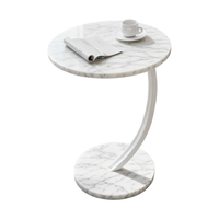 Mini table d'appoint ronde pour salon ou chambre à coucher