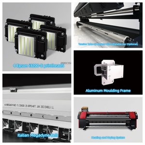 I3200 quảng cáo ngoài trời Máy in phun dung môi sinh thái tự động cho biểu ngữ Flex Vinyl Vải vẽ khổ lớn 1.3m 1.6m 1.8m - Product Image 3